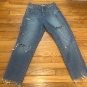 Forever 21 Distressed Boyfriend Jeans